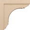 Ekena Millwork 8"W x 32"D x 32"H Thin Warren Rough Cedar Woodgrain TimberThane Corbel, Primed Tan CORUR08X32X32WARRCPR - alternate 4